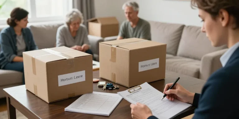 peut on vider une maison avant la succession